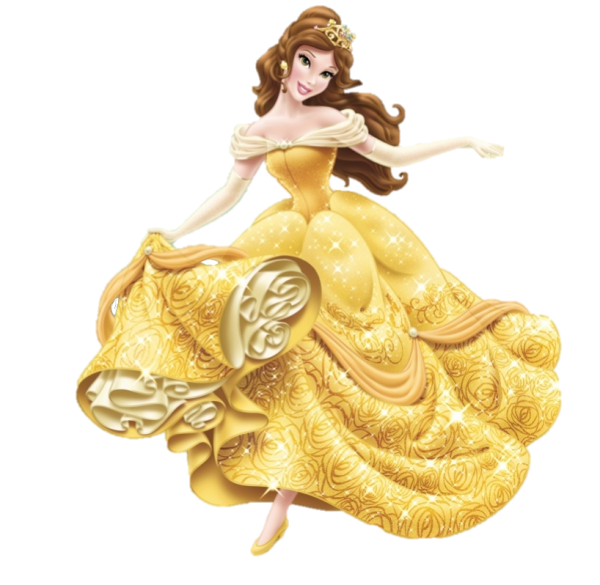 Princess Belle In Beautiful Yellow Dress