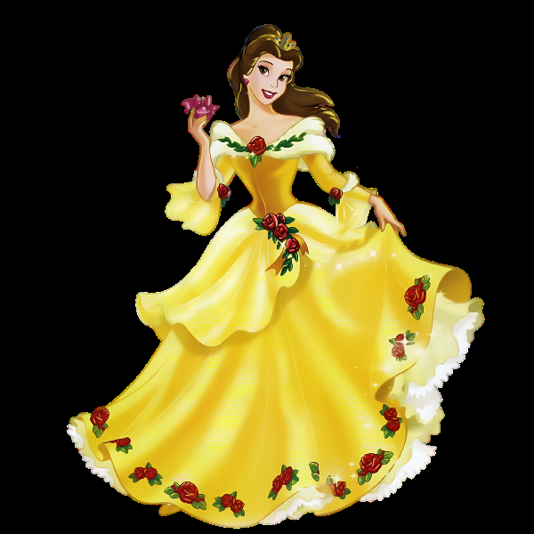 Princess Belle In Lovely Dress