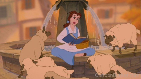 Princess Belle With Sheeps