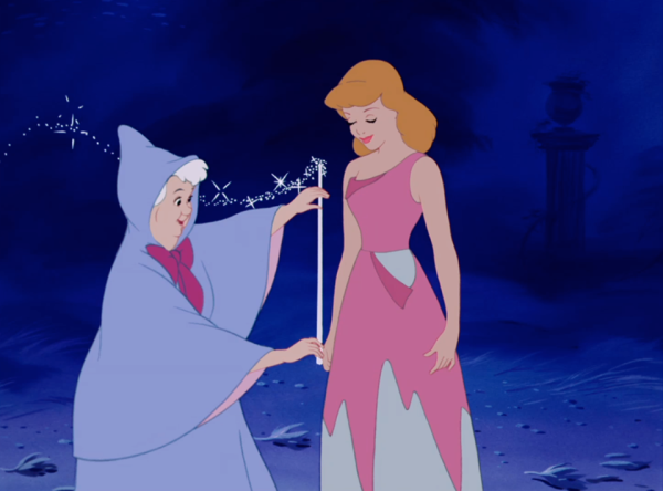 Princess Cinderella And Fairy Godmother Image