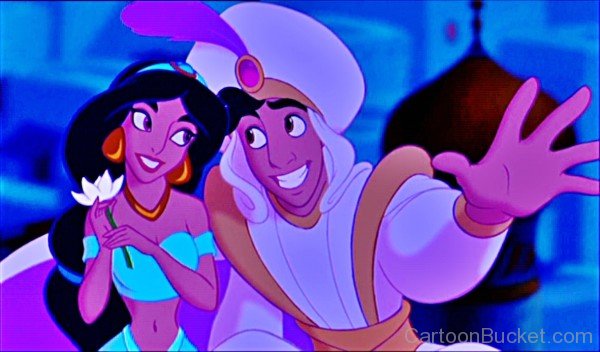Princess Jasmine With Aladdin