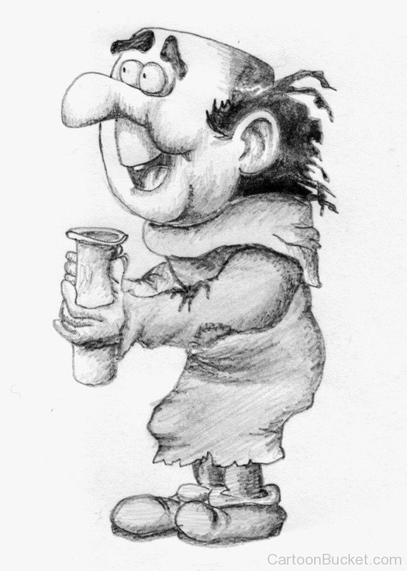 Sketch Of Gargamel