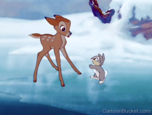 Thumper Talking With Bambi