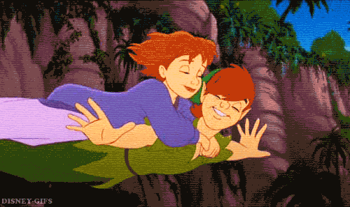 Animated Picture Of Peter Pan And Jane