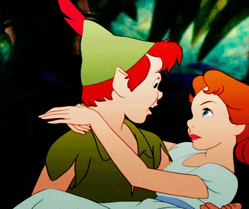 Animated Picture Of Peter Pan And Wendy Darling