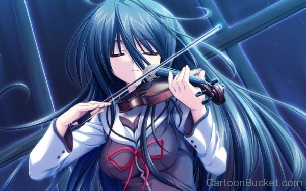 Anime Playing Violin