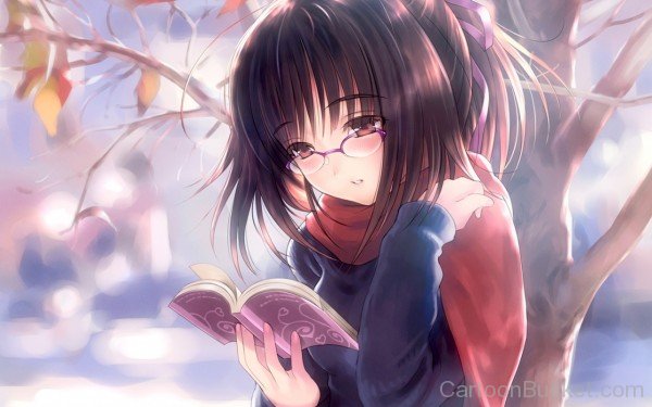 Anime Reading Book