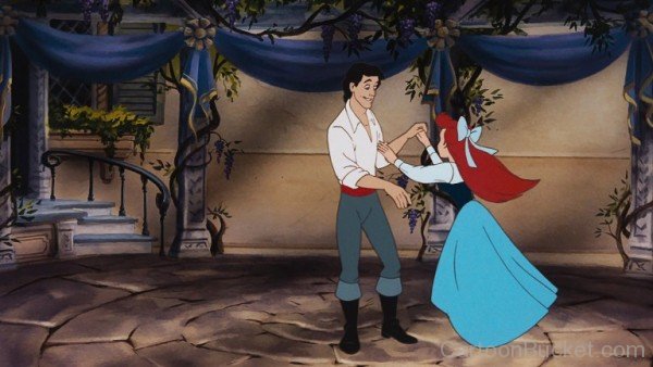 Ariel And Prince Eric Dancing