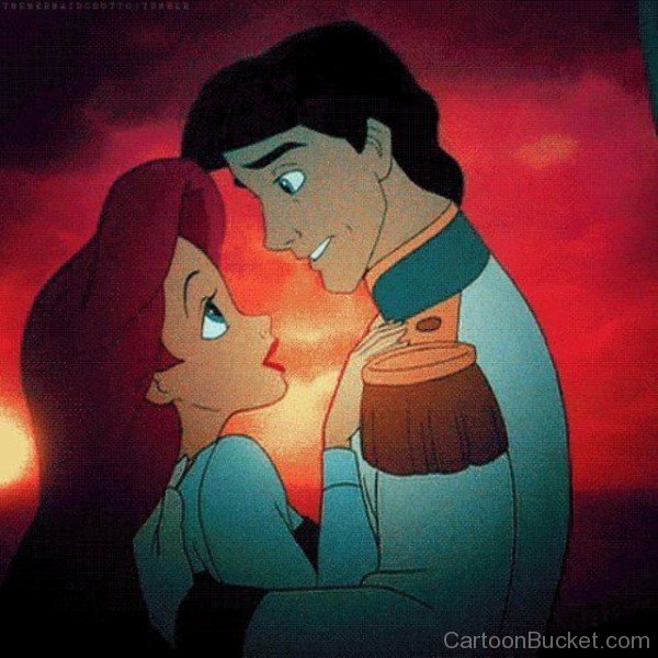Ariel With Prince Eric Image