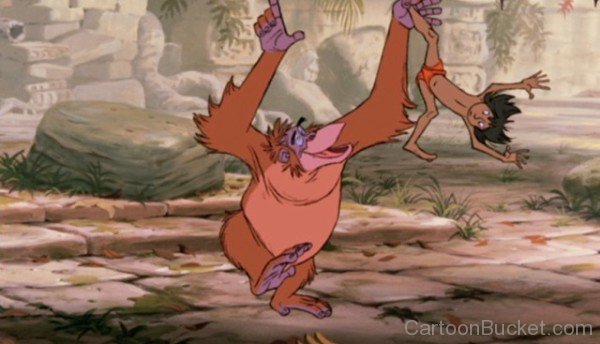 King Louie Playing With Mowgli