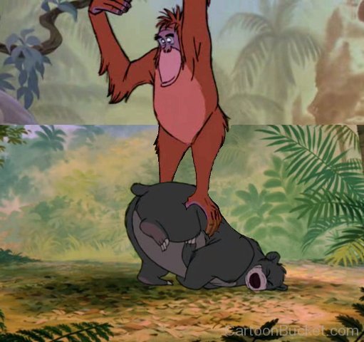 King Louie With Baloo Picture