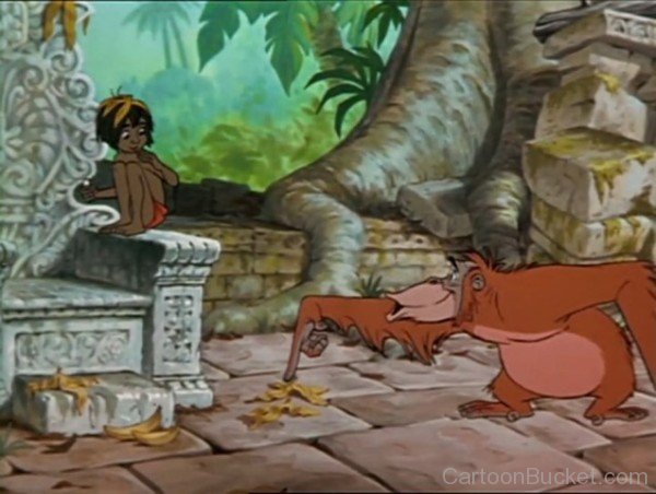 King Louie  With Mowgli