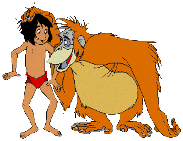 Mowgli With King Louie