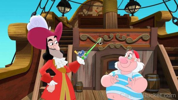 Mr.Smee Looking At Captain Hook