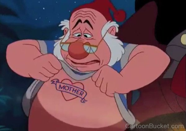 Mr.Smee Showing His Tattoo