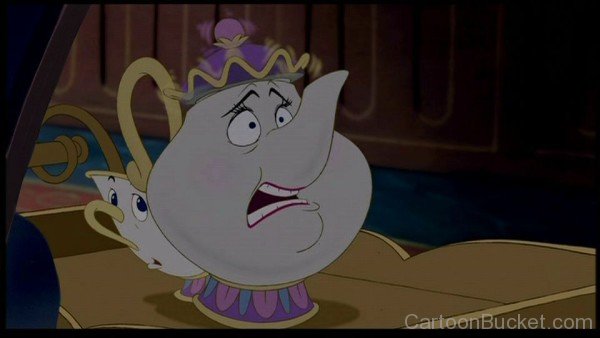 Mrs.Potts Looking Scared