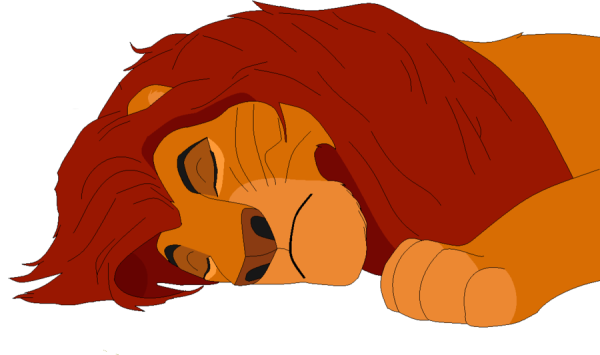 Mufasa Sleeping