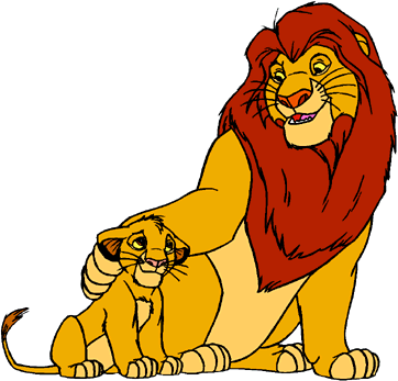 Picture Of Mufasa And Simba