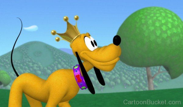 Pluto Wearing Crown