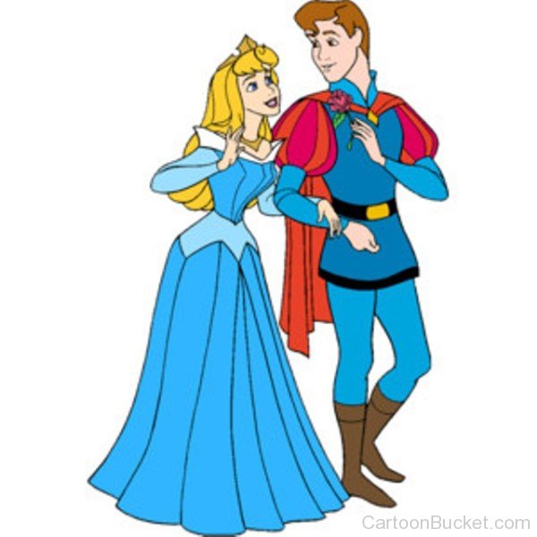 Princess Aurora With Prince Philip