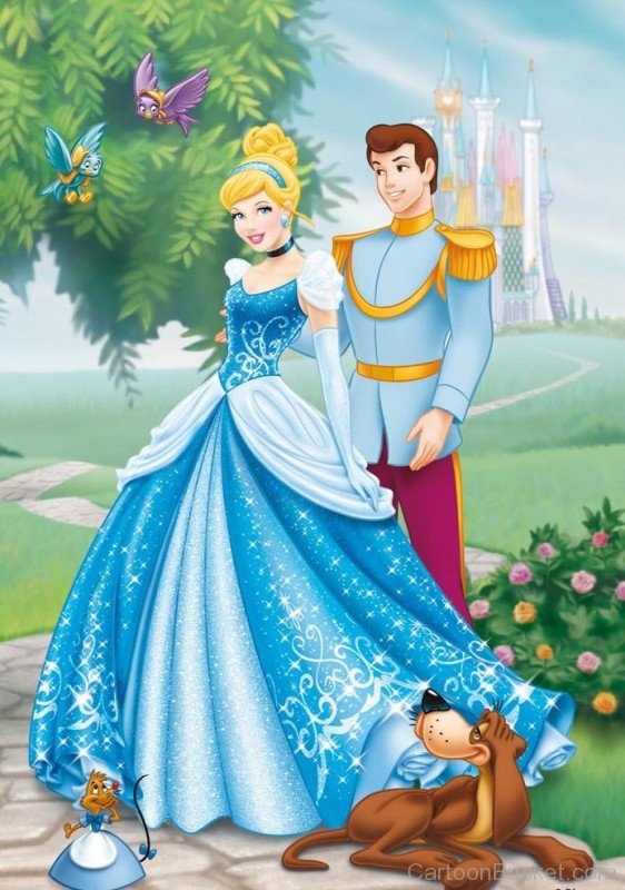 Princess Cinderella And Prince Charming