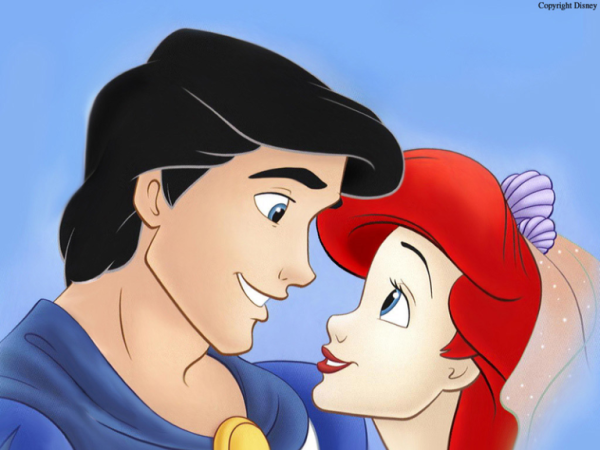 Romantic Ariel And Prince Eric