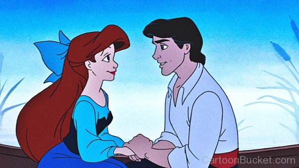 Romantic Prince Eric and Ariel