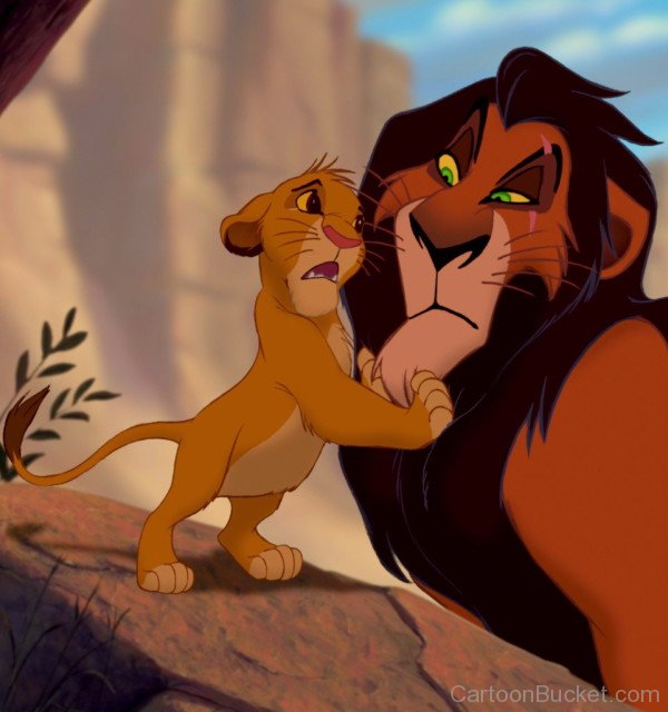 Scar And Baby Simba
