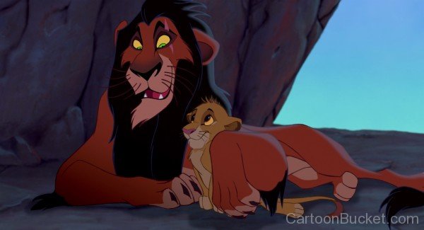 Scar With Baby Simba