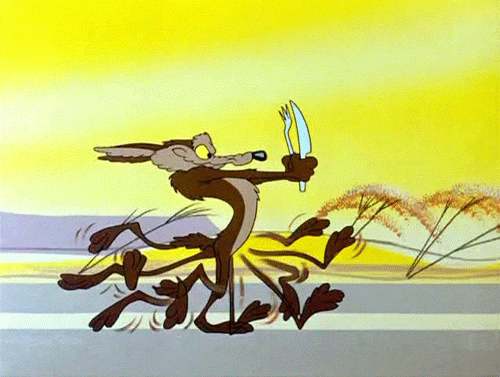 Animated Running Picture Of Wile.E Coyote