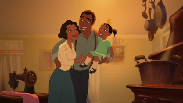 Baby Tiana With Her Parents