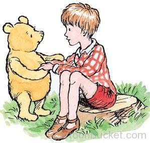 Drawing Of Winnie The Pooh And Christopher Robin