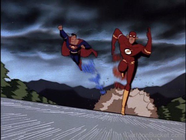 Flash And Superman