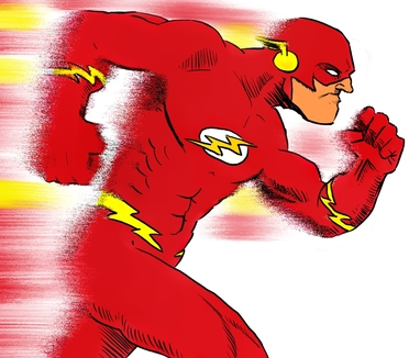 Flash Running Fast