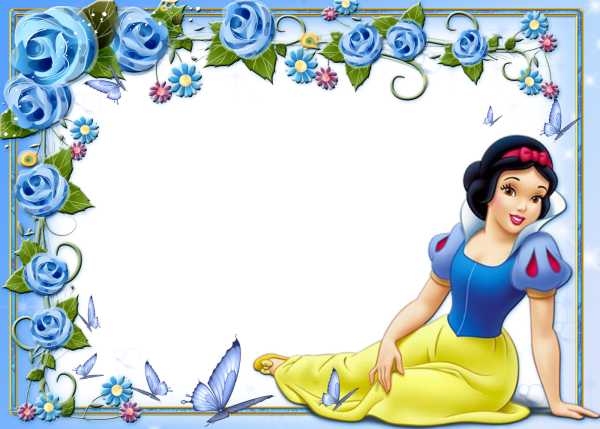 Frame Picture Of Princess Snow White