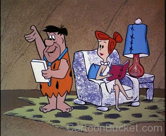 Fred And Wilma Reading Books