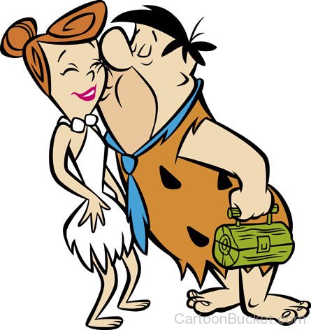 Fred Kissing Wilma