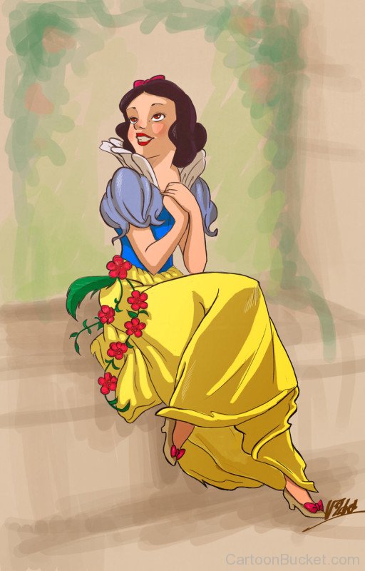 Painting Of Princess Snow White