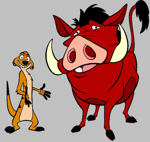 Picture Of Timon And Pumbaa