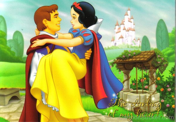 Prince Charming Carrying Princess Snow White