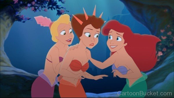 Princess Andrina With Ariel And Attina