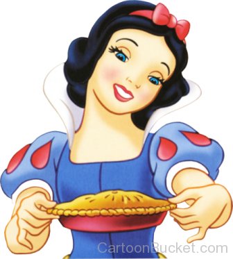 Princess Holding Pie