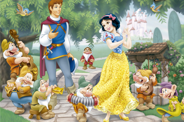 Princess Snow White And Prince Charming