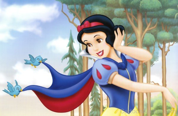 Princess Snow White Smiling