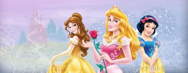 Princess Snow White,Belle And Aurora