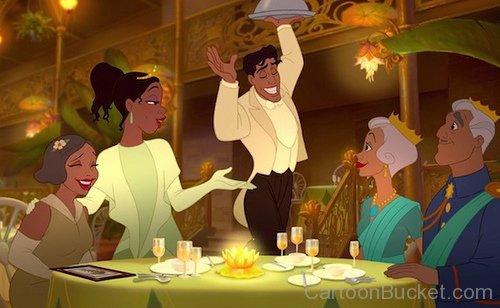 Princess Tiana With Her Family