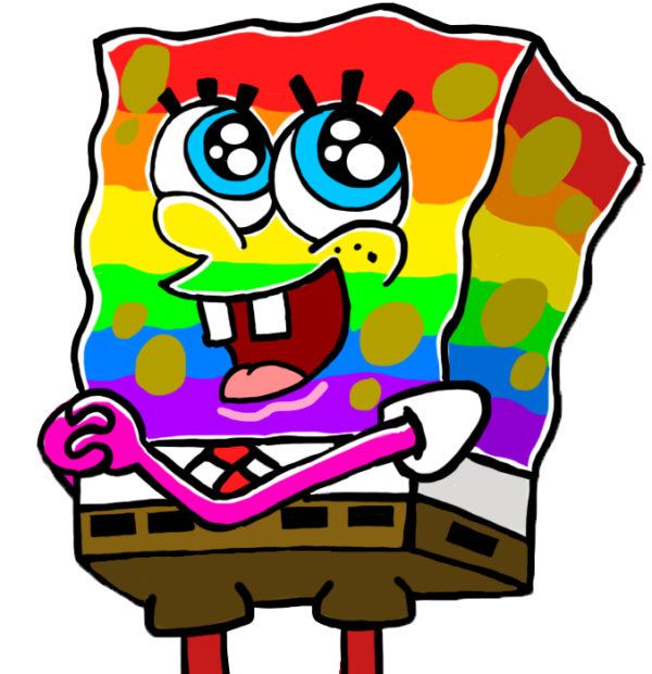 Rainbow Spongebob