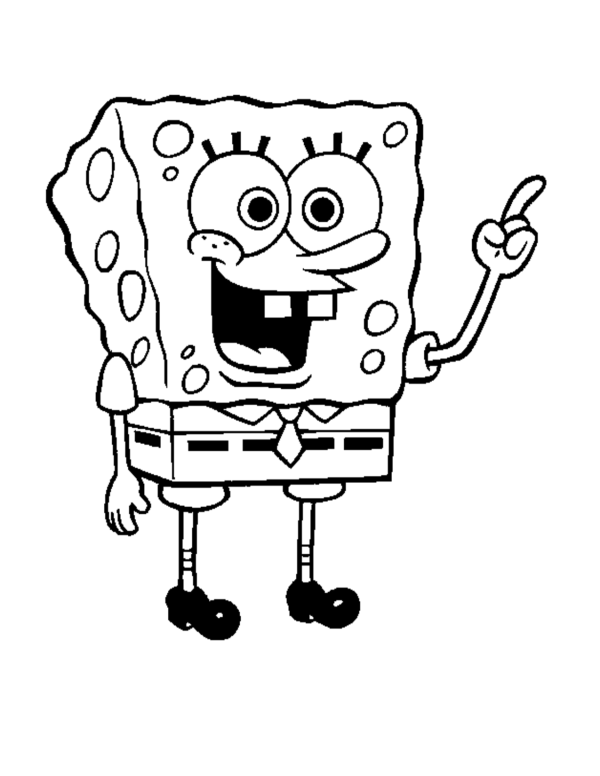 Sketch Of Spongebob