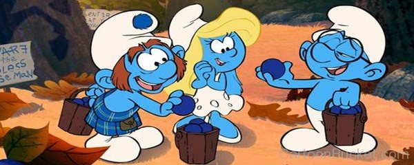 Smurfette With Gusty And Brainy
