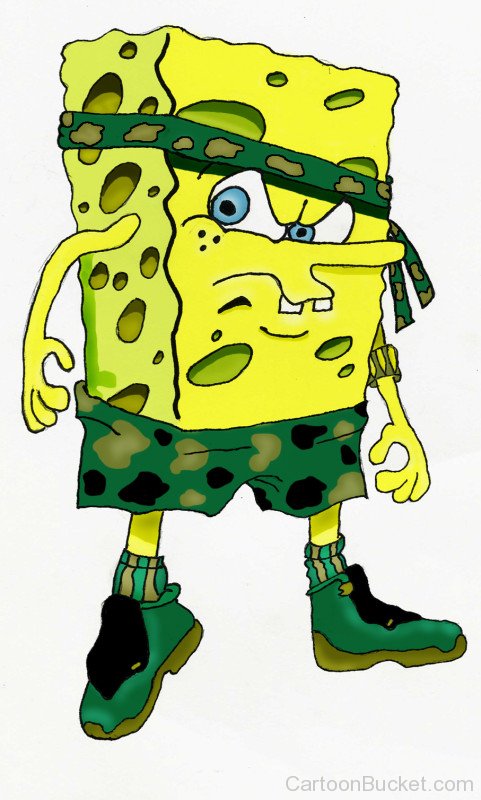 Spongebob As Rambo